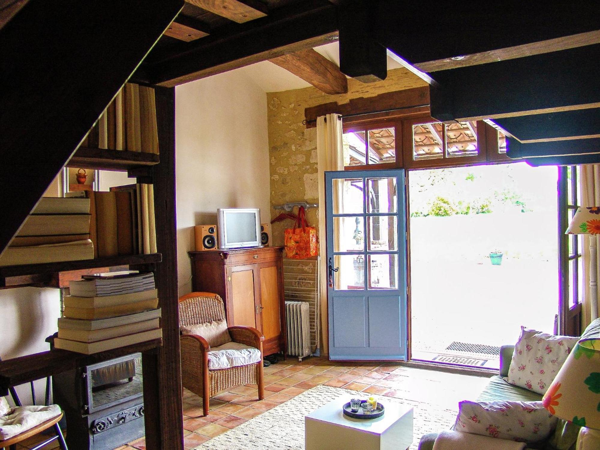 Snug Cottage In Saint Eutrope De Born With Pool ภายนอก รูปภาพ