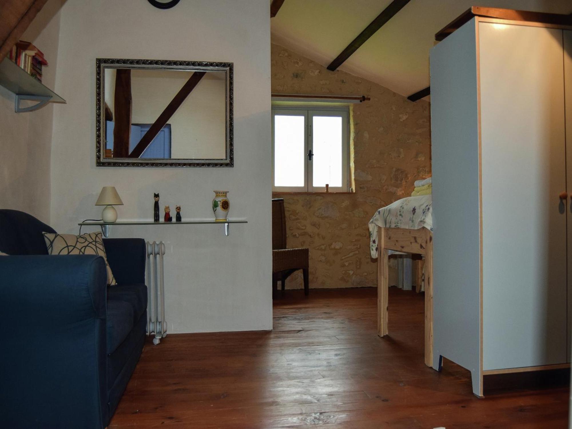 Snug Cottage In Saint Eutrope De Born With Pool ภายนอก รูปภาพ