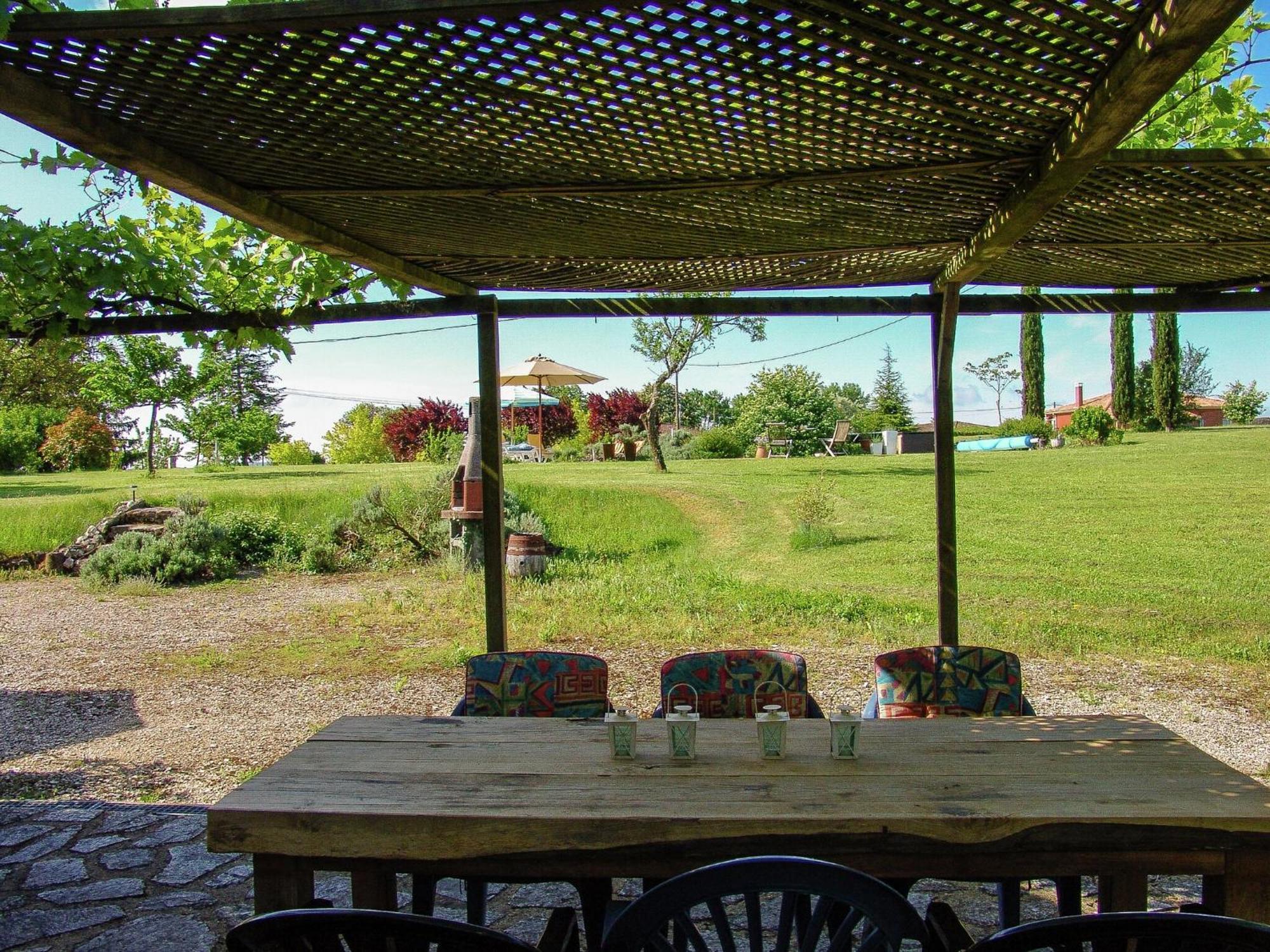 Snug Cottage In Saint Eutrope De Born With Pool ภายนอก รูปภาพ
